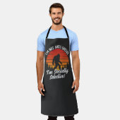 反社会的ビッグフット ブラック エプロン (着用した状態)