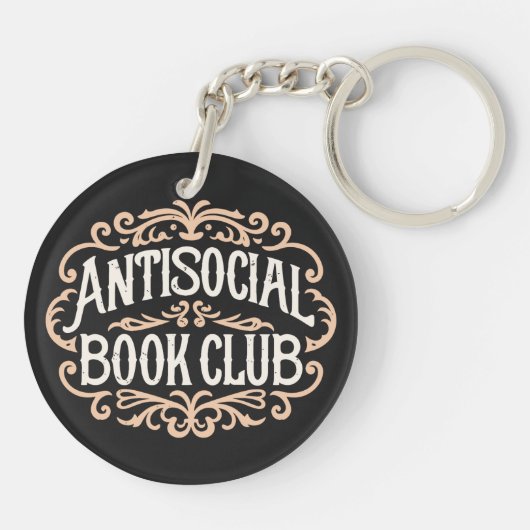 反社会的ブッククラブ キーホルダー (裏面)