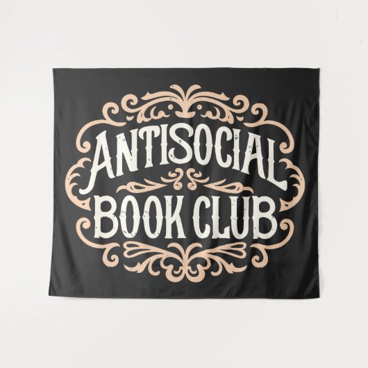 反社会的ブッククラブ タペストリー (正面(横))