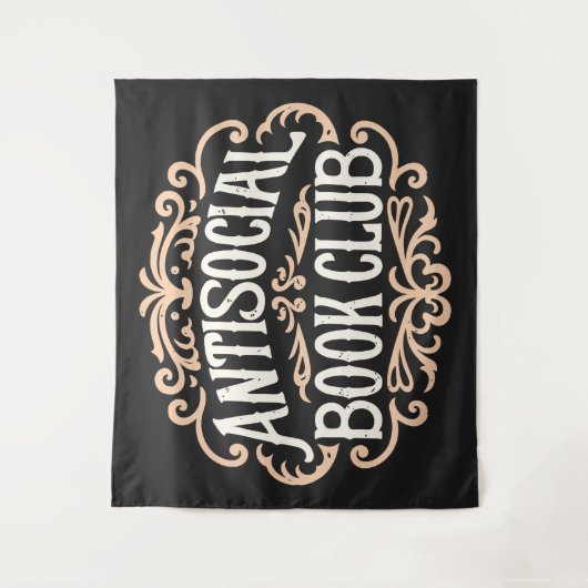 反社会的ブッククラブ タペストリー (正面)