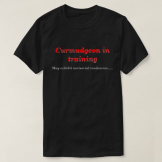 反社会的傾向を持つCurmudionトレーニングDK Tシャツ
