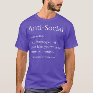 反社会的定義 Tシャツ