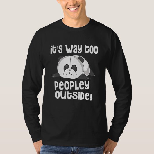 反社会的男性へアンチ社会内向性 Tシャツ (正面)