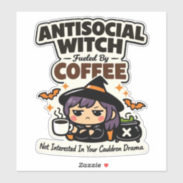 反社会的魔法使い コーヒー ハロウィン シール