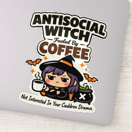 反社会的魔法使い コーヒー ハロウィン シール
