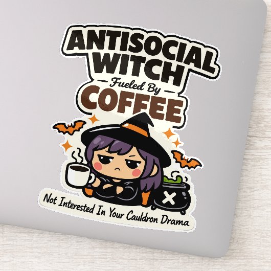 反社会的魔法使い コーヒー ハロウィン シール (詳細)