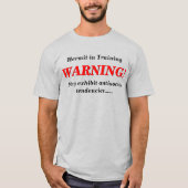 反社会的LTを訓練する際の仙人 Tシャツ (正面)