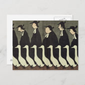 反聖職者主義のガン ポストカード (正面/裏面)