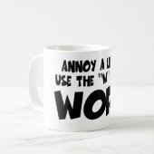 反自由主義のな仕事 コーヒーマグカップ (正面左)