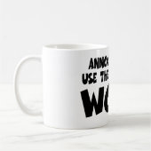 反自由主義のな仕事 コーヒーマグカップ (左)