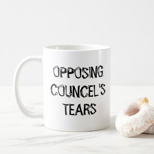 反訴の弁護士への贈与 コーヒーマグカップ (ドーナツ)