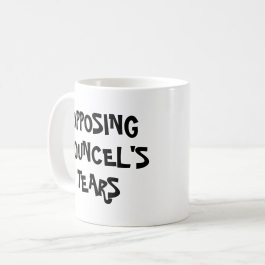 反訴の弁護士への贈与 コーヒーマグカップ (正面左)