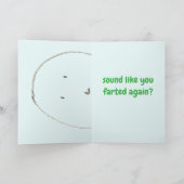 「反論っていう言葉はなぜ」 (Any) ジョーク ギフトカード カード (内部)