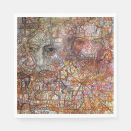 反論：二つの顔（Pavel Filonov著） スタンダードランチョンナプキン