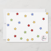 反転ピエロ招待状 招待状 (裏面)