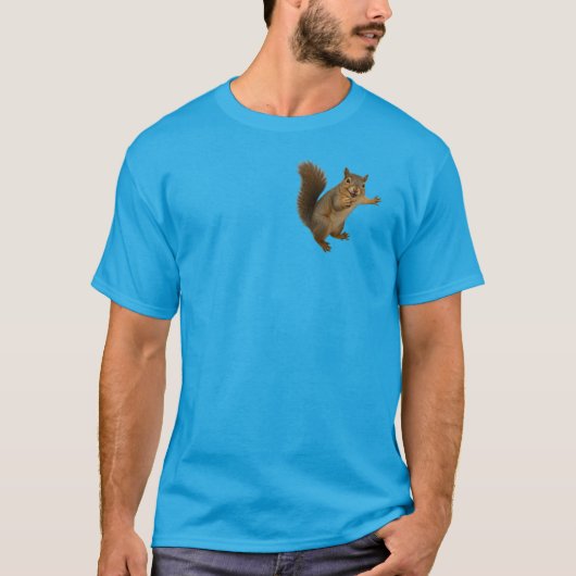 反転登山リス Tシャツ (正面)