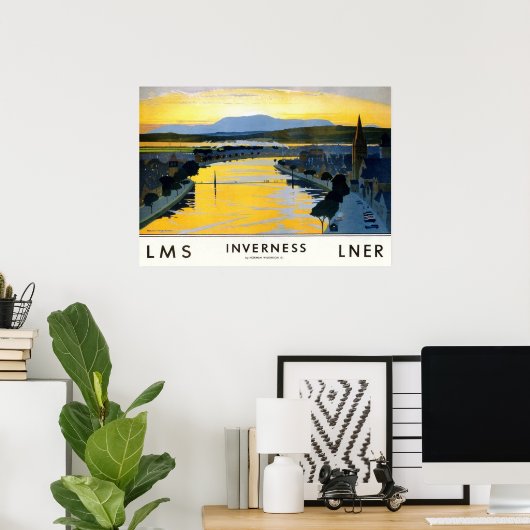 反転 ポスター (ホームオフィス)