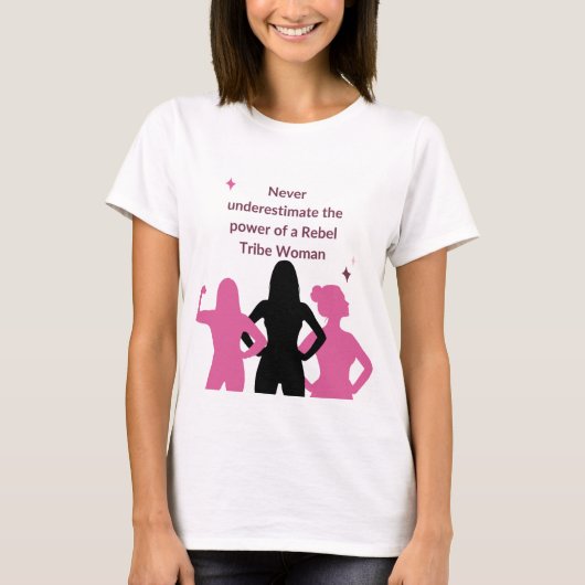 反逆する女の力 Tシャツ (正面)