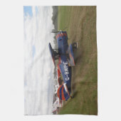 反逆する複葉機 キッチンタオル (縦)