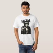反逆のメタルチンパンジー Tシャツ (正面フル)