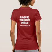 反逆の作家の女性の小柄いTシャツ Tシャツ (裏面)
