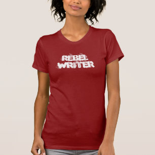 反逆の作家の女性の小柄いTシャツ Tシャツ