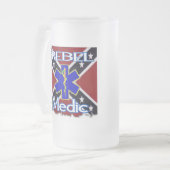 反逆の医者の"大きいビール"マグ フロストグラスビールジョッキ (正面左)