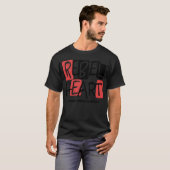 反逆の心 愛 楽しい Tシャツ (正面フル)