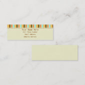 反逆の細いプロフィールの名刺 スキニー名刺 (正面/裏面)