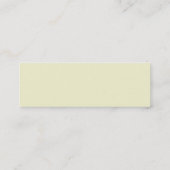 反逆の細いプロフィールの名刺 スキニー名刺 (裏面)