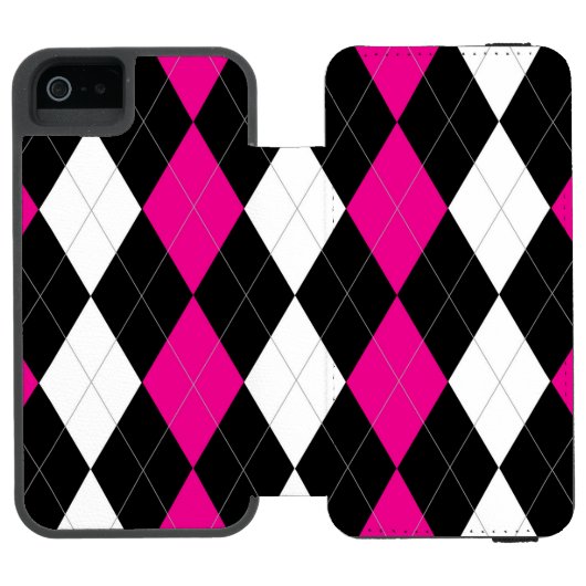 反逆アーガイルウォレットケース INCIPIO iPhoneウォレットケース (フォリオ Open)