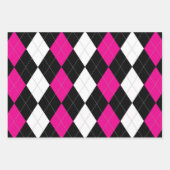 反逆アーガイル ラッピングペーパーシート (正面3)