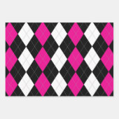 反逆アーガイル ラッピングペーパーシート (正面)