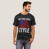 反逆オッズ鎌細胞スタイル米国の愛国的なscd Vi Tシャツ (正面フル)
