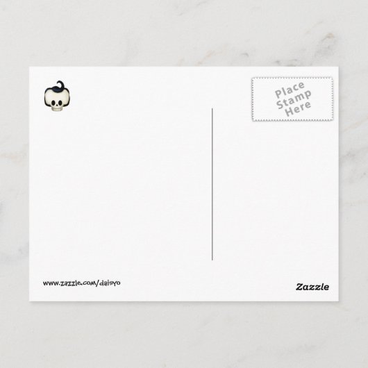 反逆スカル ポストカード (裏面)