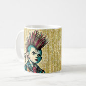 反逆デザインクラシックマグ， 325 ml コーヒーマグカップ (正面左)