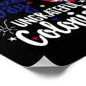 反逆デー恩知らずの植民地独立賄賂 ポスター (角)