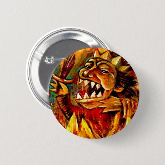 反逆ボタン 缶バッジ (正面&裏面)