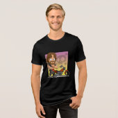 反逆ライダーバイクグラフィック トライブレンドTシャツ (正面全面)