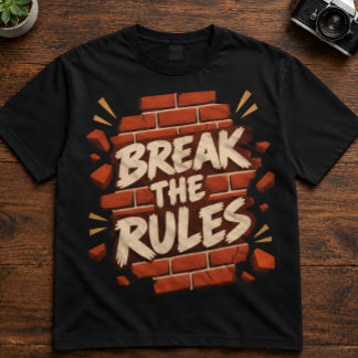 反逆者の名言「ルールを破れ」反乱者 Tシャツ