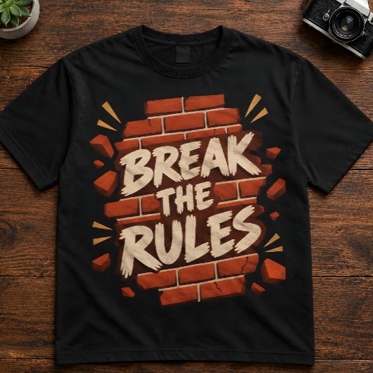 反逆者の名言「ルールを破れ」反乱者 Tシャツ
