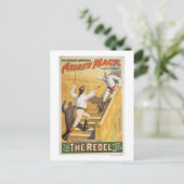 「反逆者」アイルランドの反乱劇 – フェンシング ポストカード (スタンド正面)