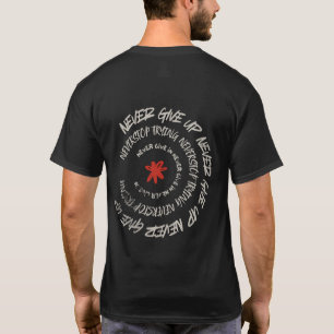 反逆開花によるレジリエンスのスパイラル Tシャツ