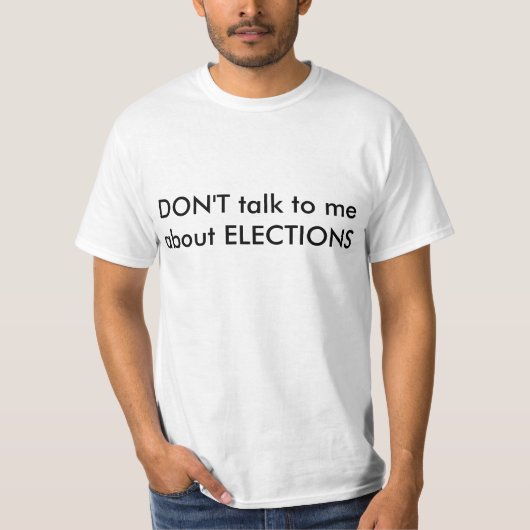 反選挙のワイシャツ Tシャツ (正面)