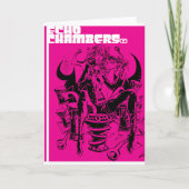 反響室の挨拶状 カード (正面)