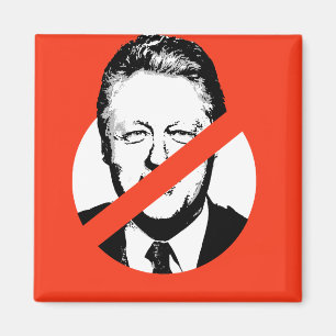反BILL CLINTON マグネット