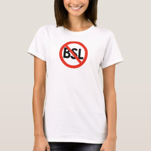 反BSLのTシャツ: 行為品種ではなくを罰して下さい Tシャツ