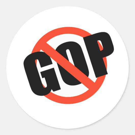 反GOP ラウンドシール (正面)
