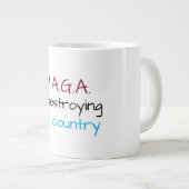 反MAGAメッセージ ジャンボコーヒーマグカップ (正面右)