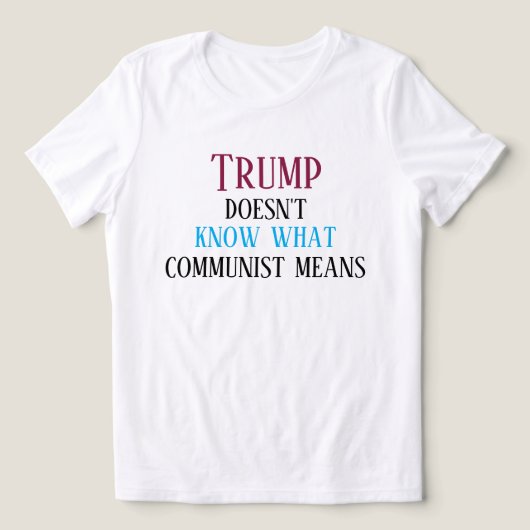 反MAGAメッセージ トライブレンドTシャツ (デザイン正面)